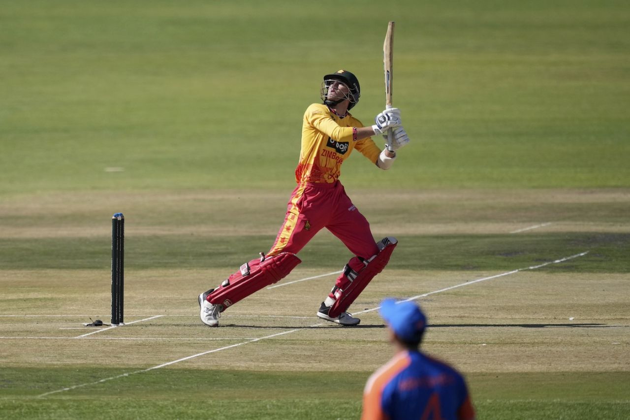 Brian Bennett showed some enterprise, Zimbabwe vs India, 1st T20I, Harare, July 6, 2024