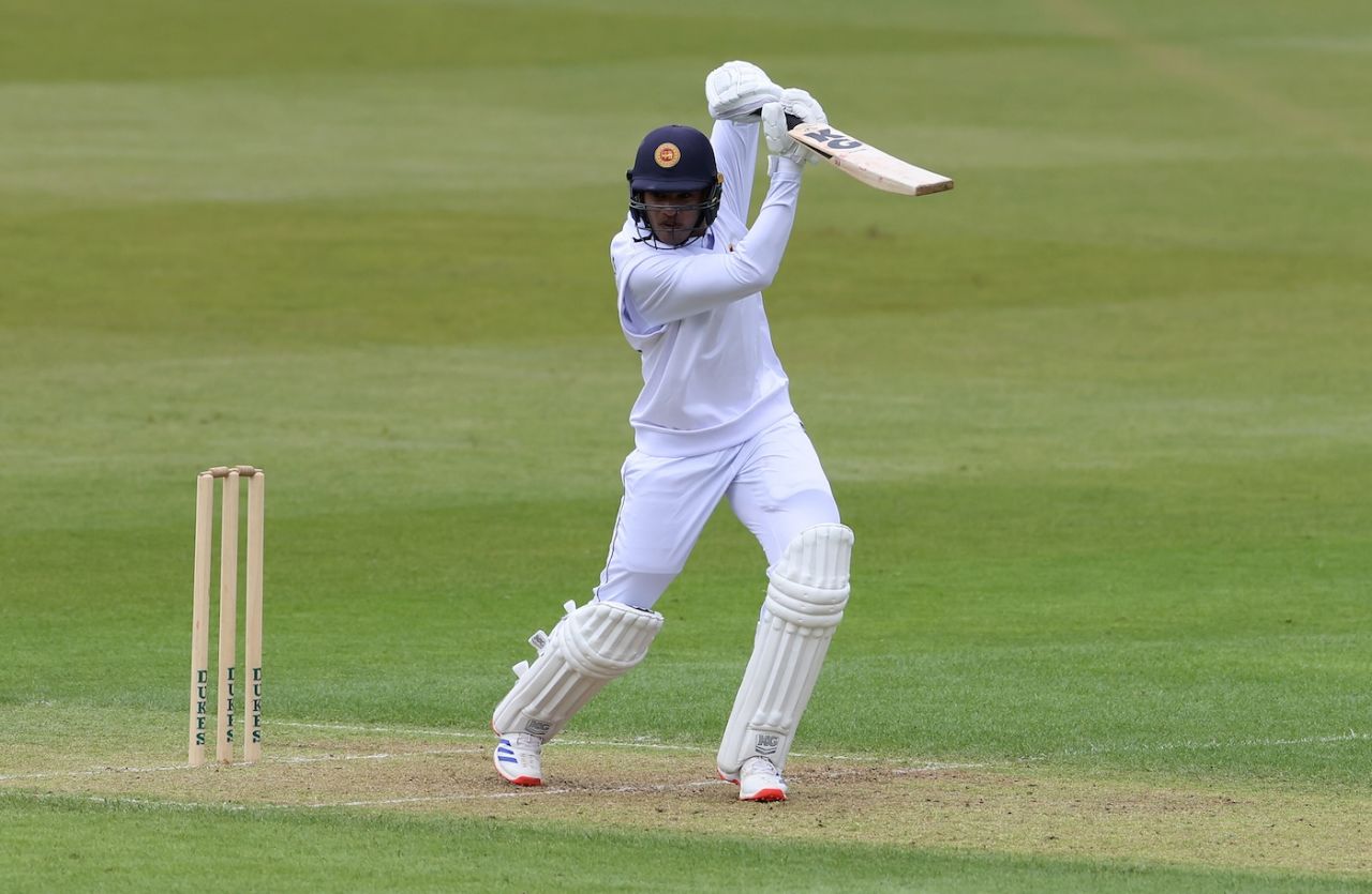 Dinura Kalupahana held together Sri Lanka's innings on Day One, England Under 19s vs Sri Lanka Under 19s, 1st unofficial Test, Wormsley, July 8, 224