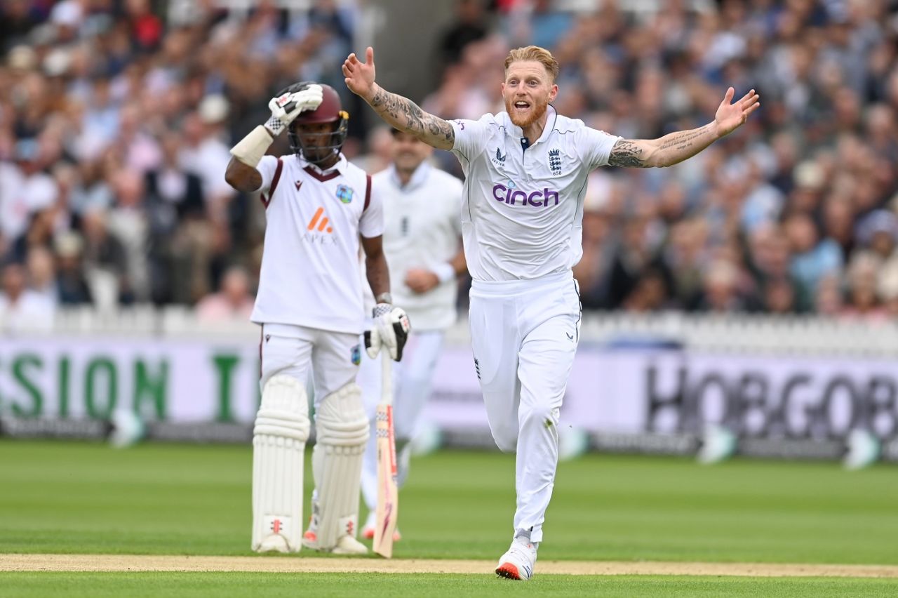 Ben Stokes picked up the wicket of Mikyle Louis, England vs West Indies, 1st Test, Lord's, 1st day, July 10, 2024