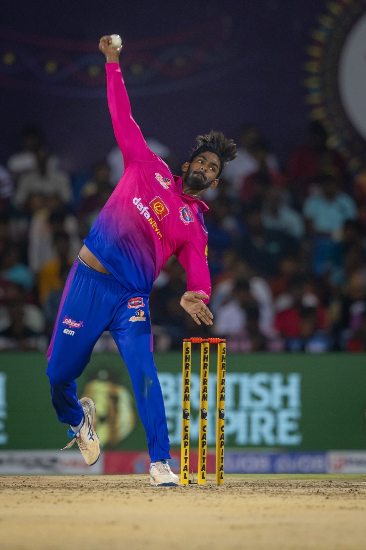Mohammed Ali in TNPL action for Idream Tiruppur Tamizhans, Chepauk Super Gillies vs Idream Tiruppur Tamizhans, TNPL 2024, Salem, July 10, 2024