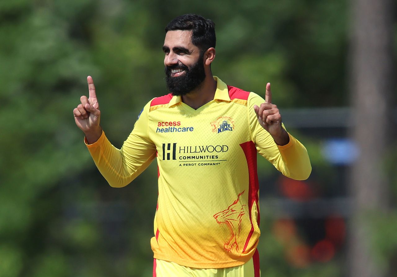 Mohammad Mohsin collected 4 for 13, San Francisco Unicorns vs Texas Super Kings, MLC, Morrisville, July 10, 2024