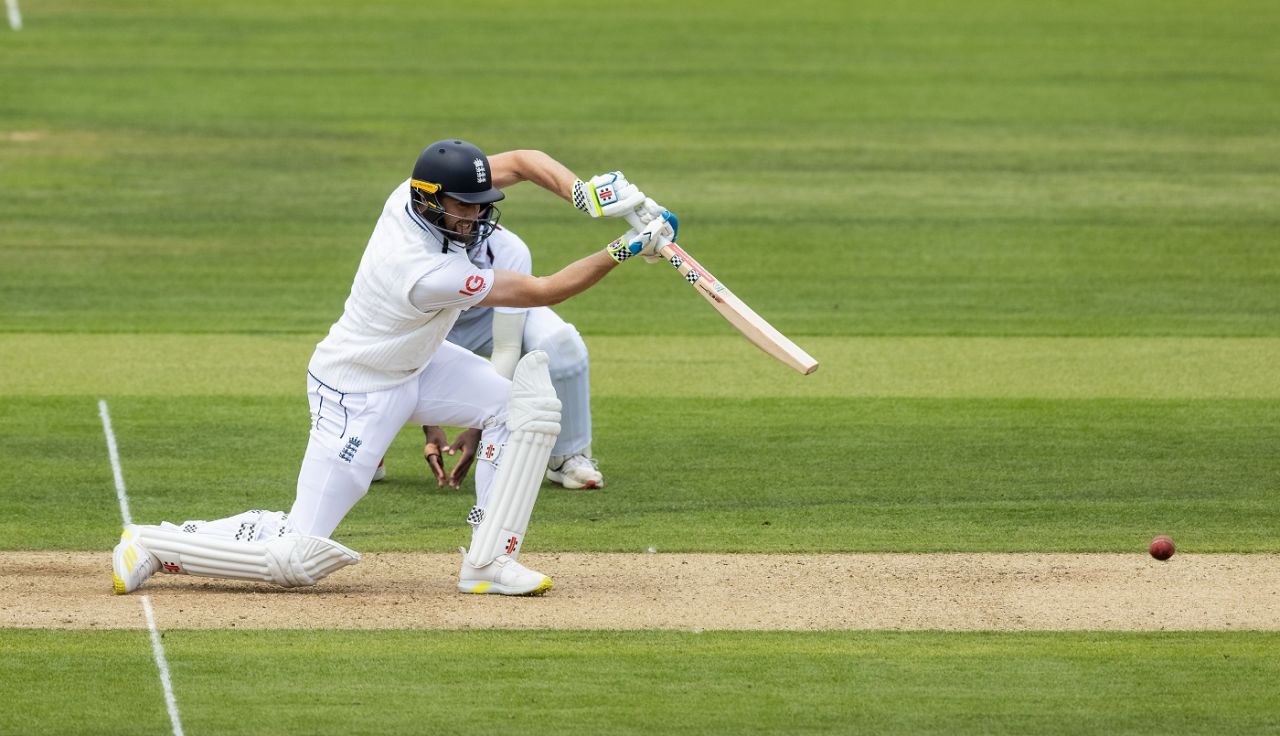 Chris Woakes struck four fours in his 23, England vs West Indies, 1st Men's Test, Lord's, 2nd day, July 11, 2024