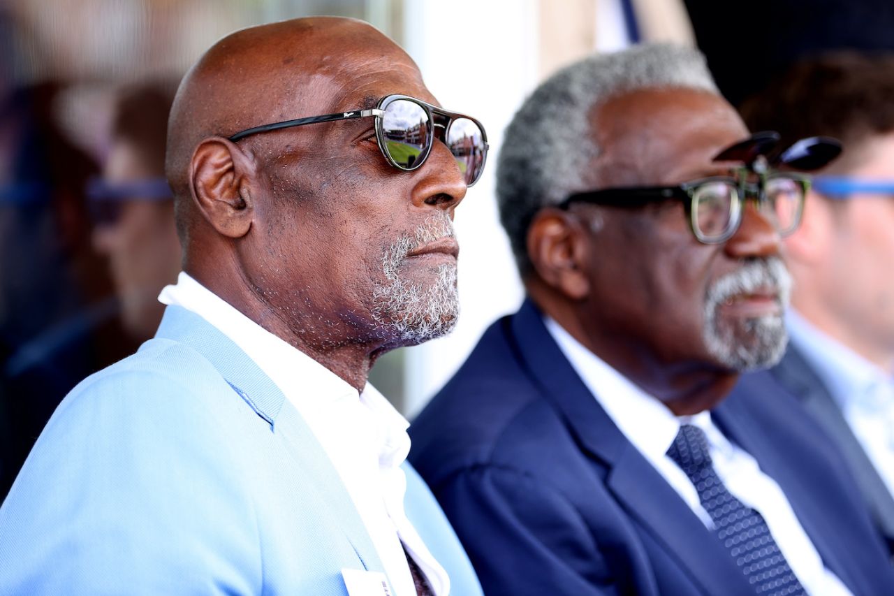 Viv Richards and Clive Lloyd were among the attendants at Lord's, England vs West Indies, 1st Men's Test, Lord's, 2nd day, July 11, 2024