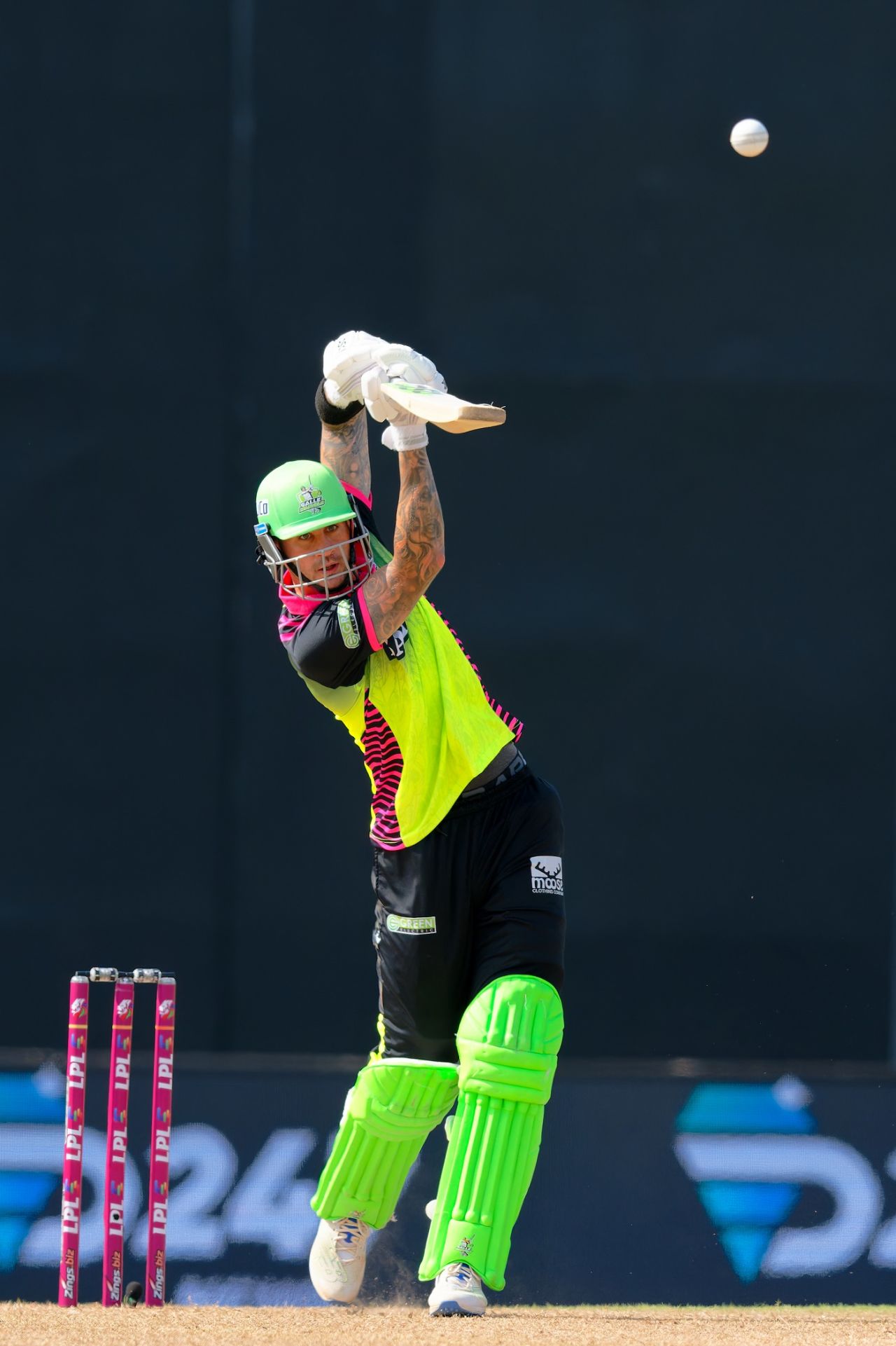 Alex Hales top-scored for Galle Marvels with a 26-ball 38, Dambulla Sixers vs Galle Marvels, LPL 2024, Colombo, July 14, 2024