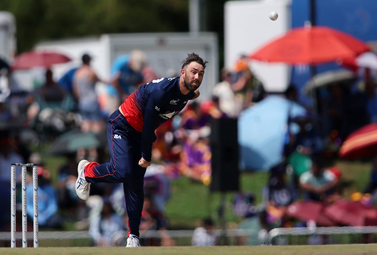Glenn Maxwell impressed with the ball, Los Angeles Knight Riders vs Washington Freedom, MLC, Morrisville, July 14, 2024