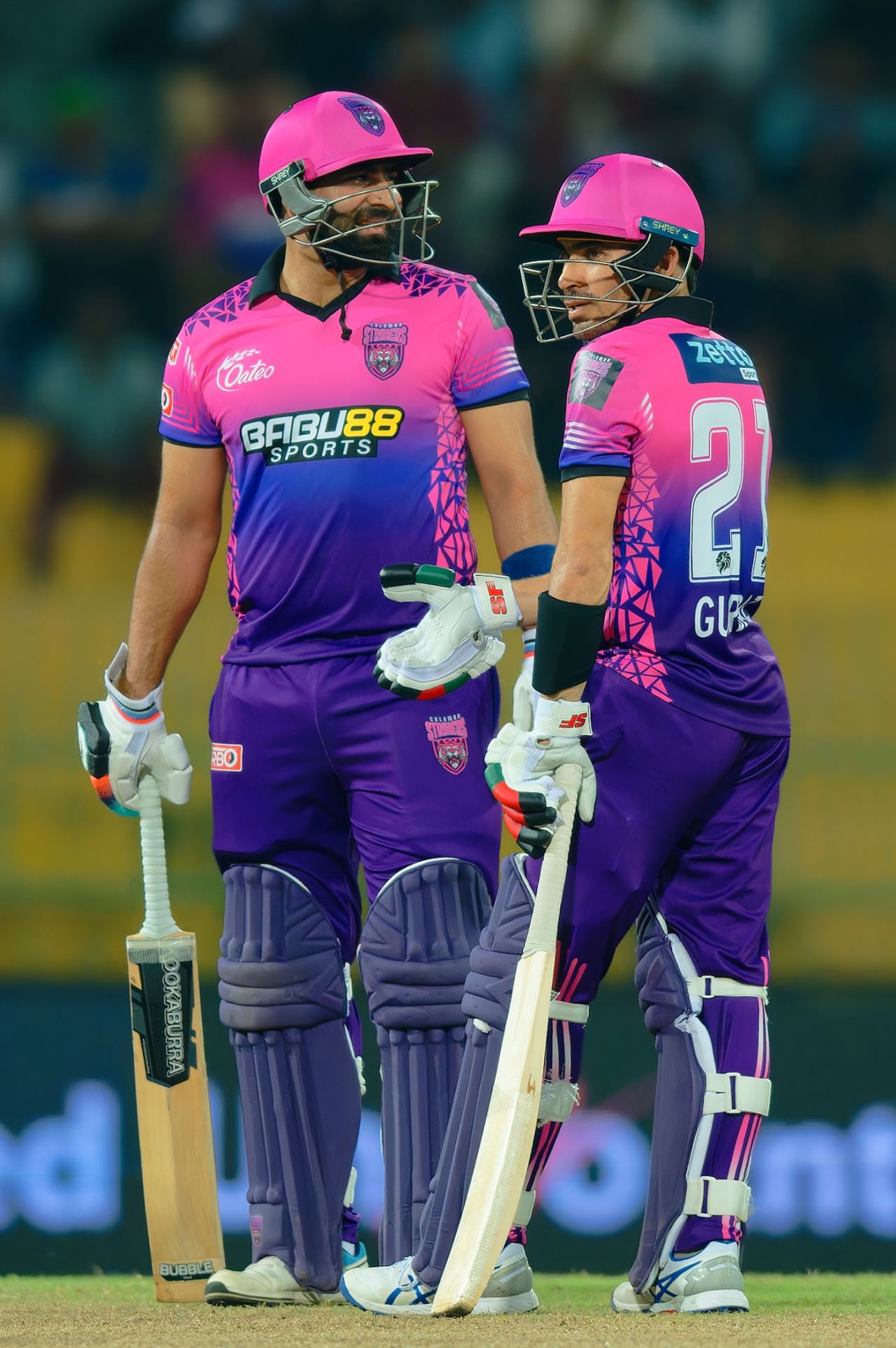 Muhammad Waseem impressed with a fifty with Rahmanullah Gurbaz for company, Galle Marvels vs Colombo Strikers, LPL 2024, Colombo, July 15, 2024