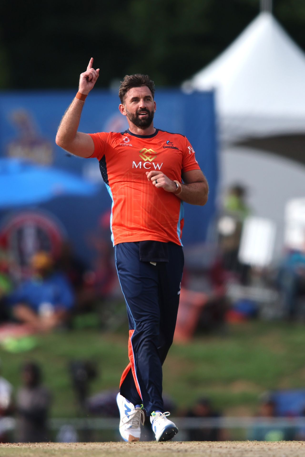 Liam Plunkett finished with figures of 4-0-26-3, San Francisco Unicorns vs Seattle Orcas, MLC, Morrisville, July 15, 2024
