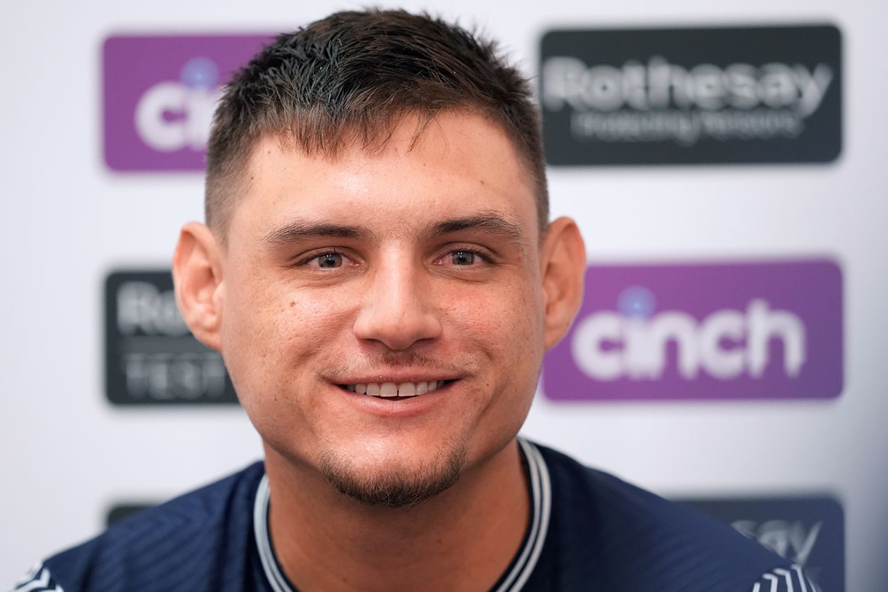 Joshua da Silva speaks to the press in Nottingham, England vs West Indies training, Men's Test series, Trent Bridge, July 16, 2024