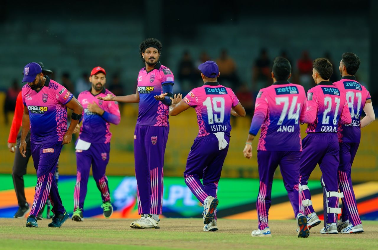 Binura Fernando impressed for Colombo Strikers, Dambulla Sixers vs Colombo Strikers, LPL 2024, Colombo, July 16, 2024