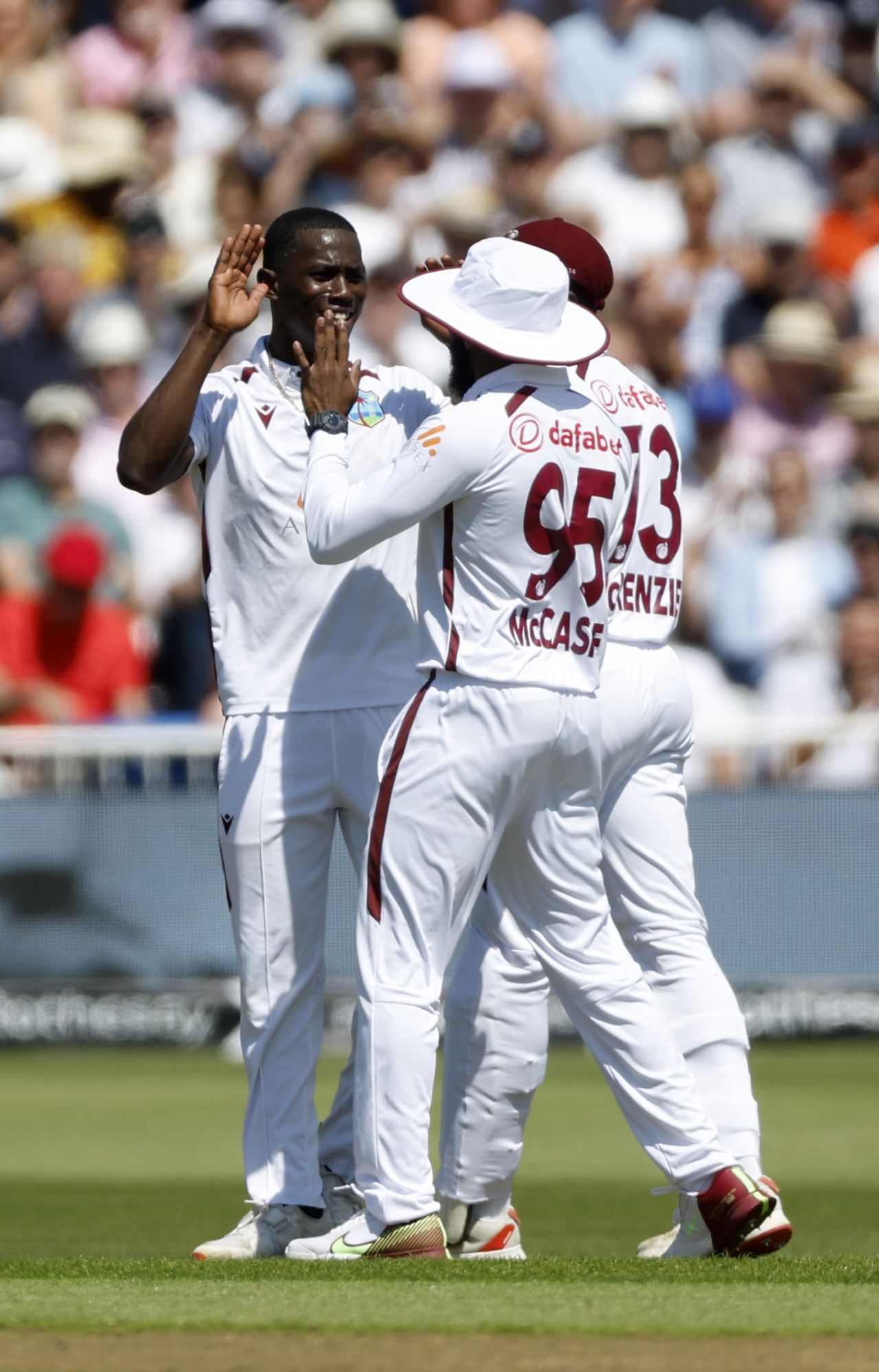 Shamar Joseph's probing line brought the wicket of Ben Duckett, England vs West Indies, 2nd Men's Test, Trent Bridge, 1st day, July 18, 2024