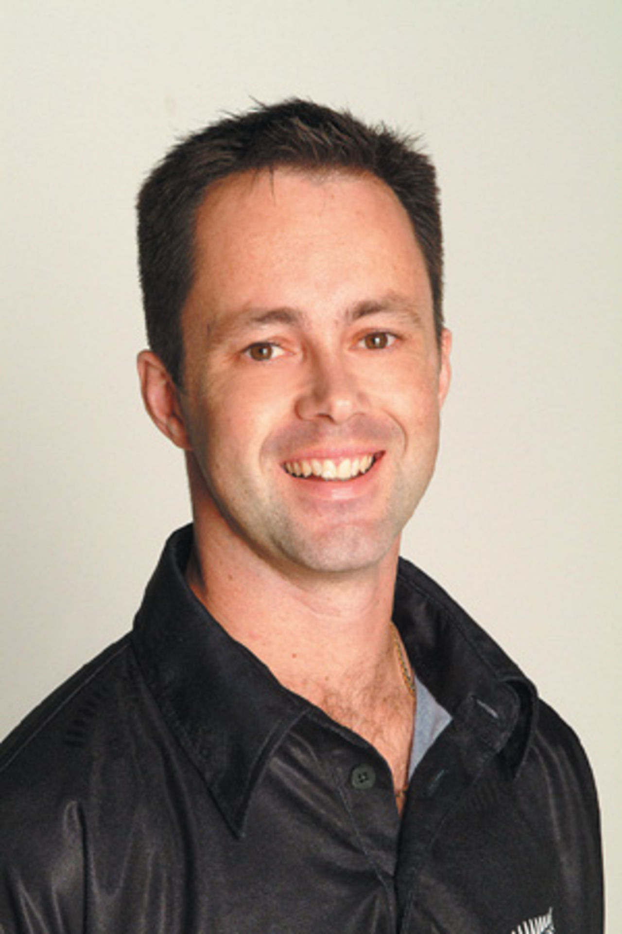 Portrait of Matthew Hart - New Zealand player in the 2002/03 season.