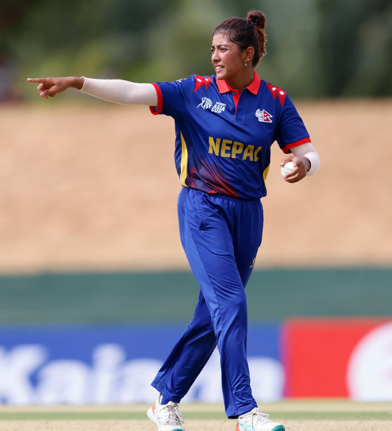 Indu Barma gets her field right, Nepal vs UAE, Women's Asia Cup 2024, Dambulla, July 19, 2024