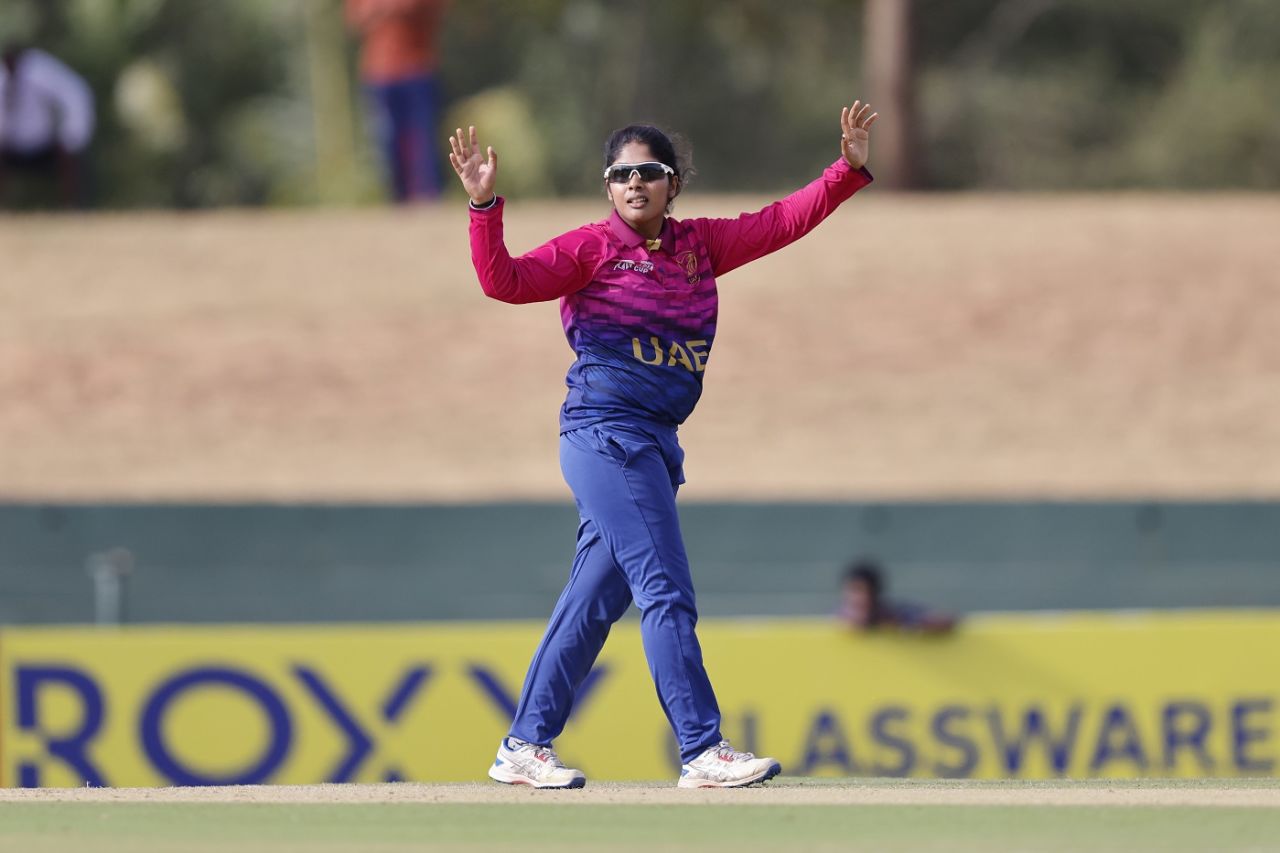 Kavisha Egodage picked two wickets in her first three overs, Nepal vs UAE, Women's Asia Cup 2024, Dambulla, July 19, 2024