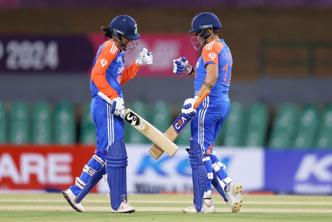 Smriti Mandhana and Shafali Verma killed the chase with a stand of 85