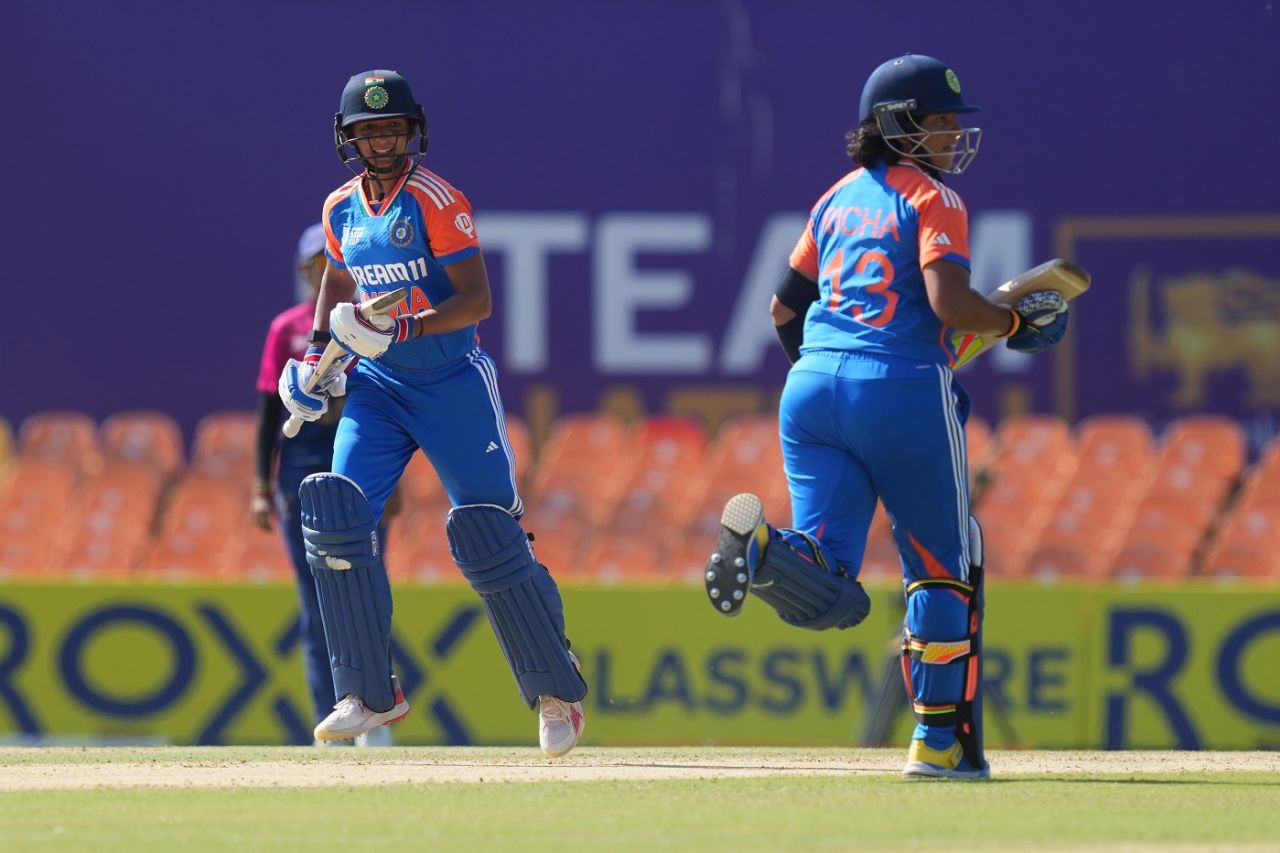 Harmanpreet Kaur and Richa Ghosh put India in a position of strength, India vs UAE, Women's Asia Cup 2024, Group A, Dambulla