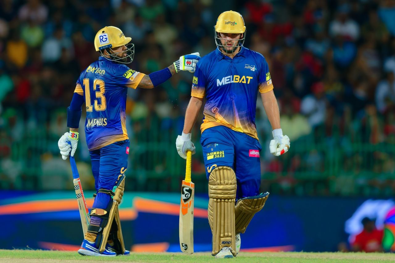 Kusal Mendis and Rilee Rossouw forged a strong partnership for Jaffna Kings, Galle Marvels vs Jaffna Kings, LPL 2024, final, July 21, 2024