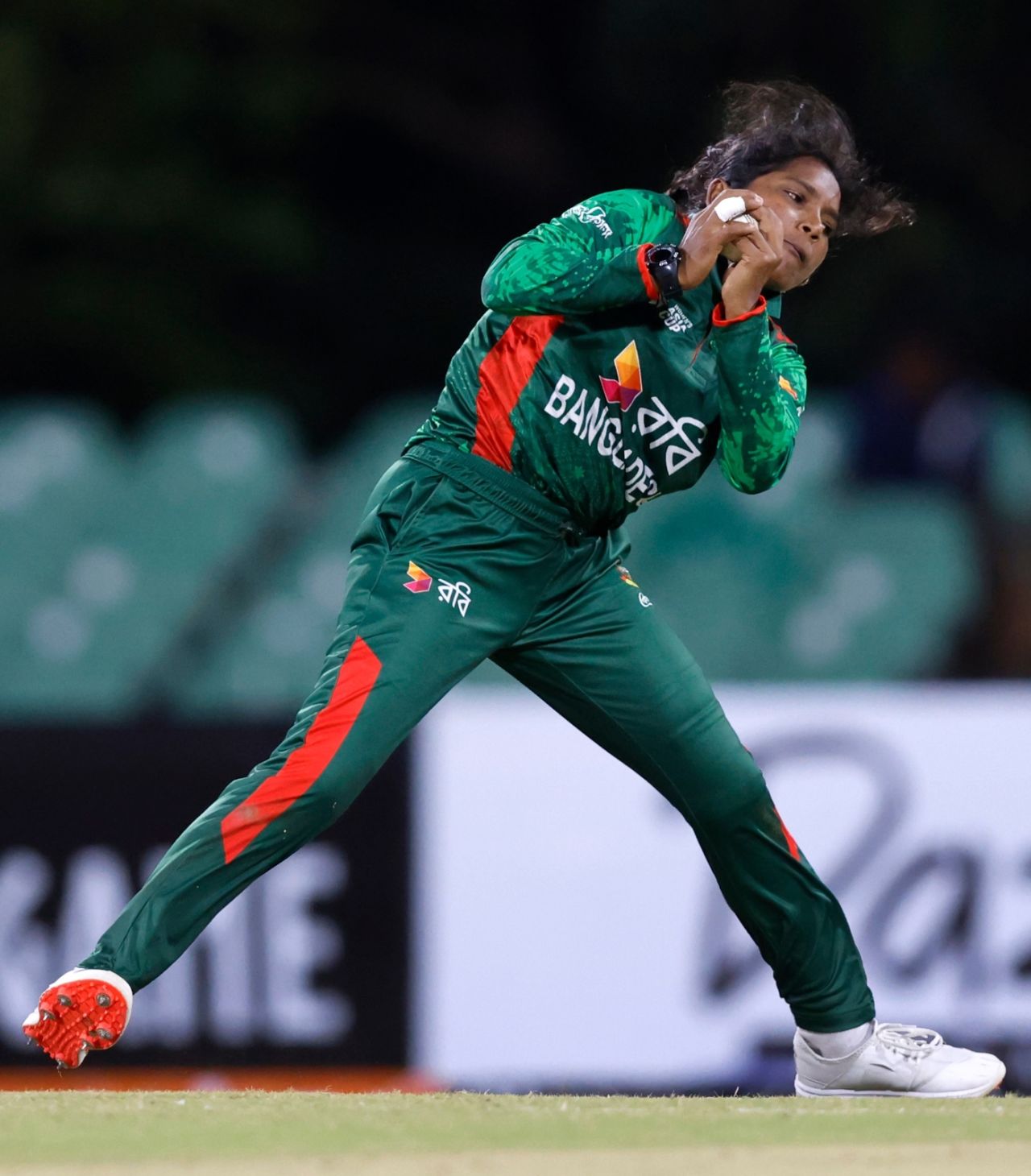 Sabikun Nehar Jesmin picked up 2 for 28 on T20I debut, Bangladesh vs Thailand, Women's Asia Cup, Group B, Dambulla, July 22, 2024