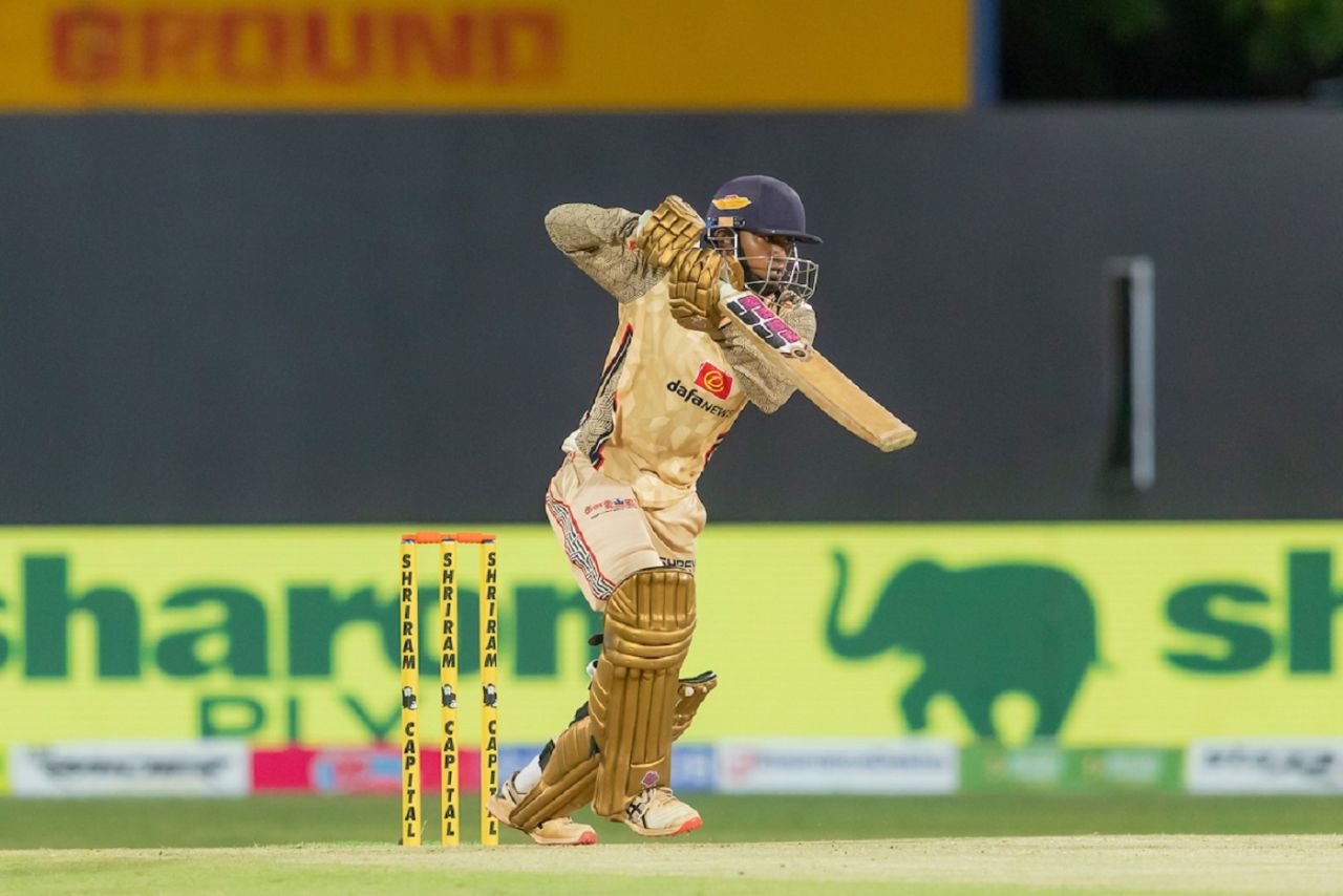 D Santhosh Kumar scored his first TNPL fifty, Chepauk Super Gillies vs Trichy Grand Cholas, TNPL 2024, Tirunelveli, July 22, 2024