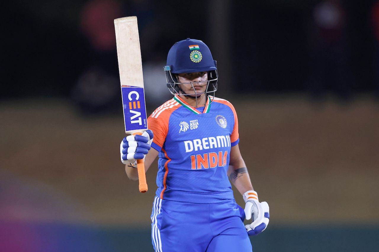 Shafali Verma was named Player of the Match for her knock of 81 off 48, India vs Nepal, Women's Asia Cup 2024, Dambulla, July 23, 2024