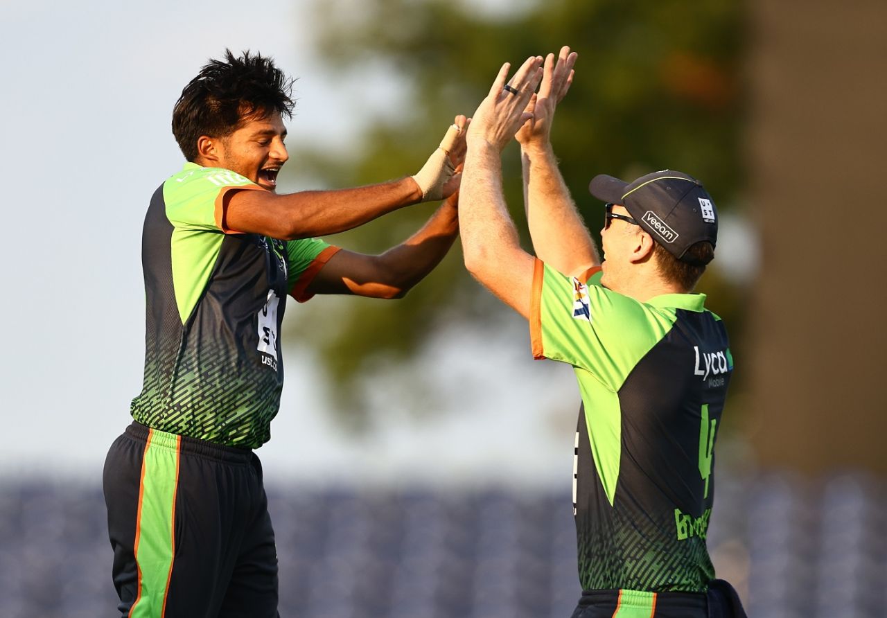 Ayan Desai struck with his first ball on debut, Texas Super Kings vs Seattle Orcas, Major League Cricket, Dallas, July 23, 2024