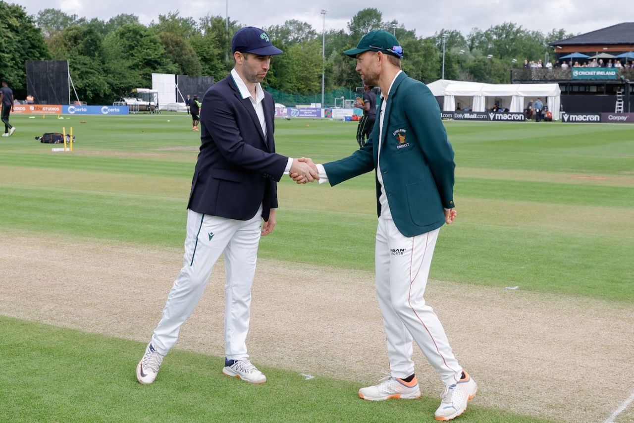 Andy Balbirnie put Sean Williams-led Zimbabwe into bat, Ireland vs Zimbabwe, Only Test, Belfast, 1st Day, July 25, 2024