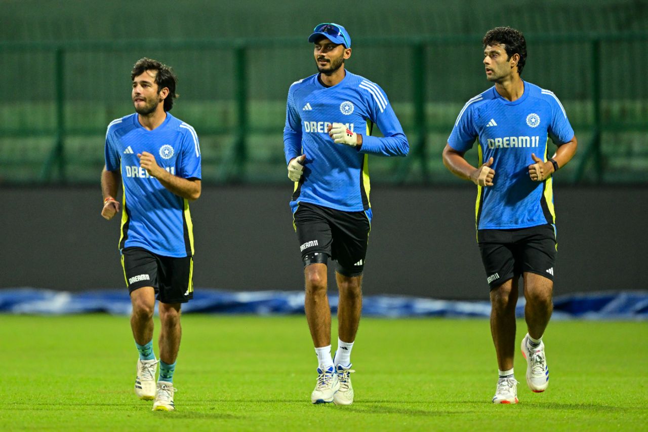 India limber up in Pallekele ahead of the Sri Lanka T20Is, Pallekele, July 25, 2024