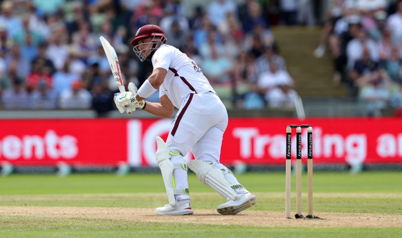 Joshua Da Silva played a typically nuggety innings, England vs West Indies, 3rd Test, Edgbaston, Birmingham, 1st day, July 26, 2024
