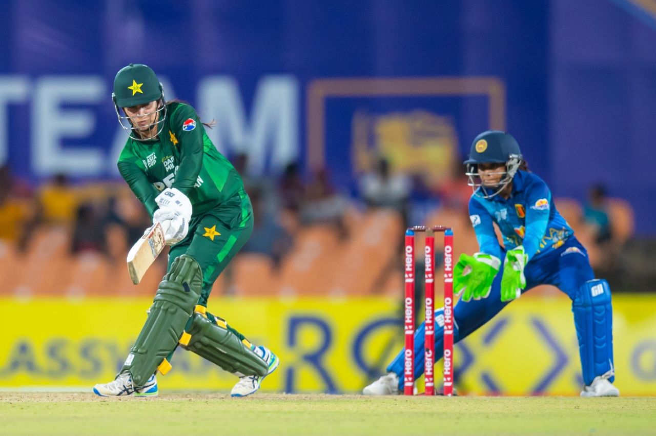 Aliya Riaz struck an unbeaten 16 off 15 to help Pakistan end their innings well, Sri Lanka vs Pakistan, Women's Asia Cup 2024, Dambulla, July 26, 2024