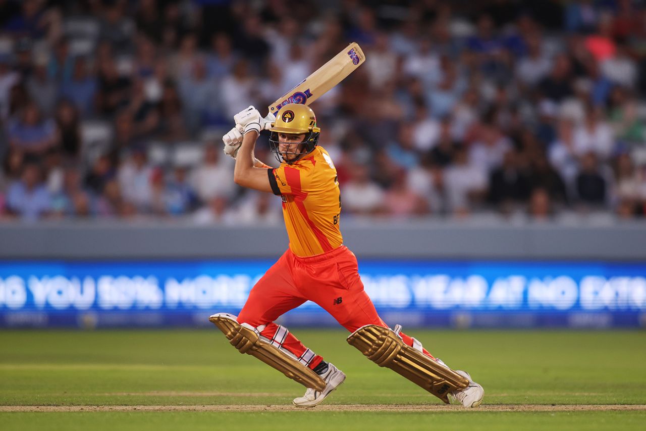 Jacob Bethell top-scored with 43 in the run chase, London Spirit vs Birmingham Phoenix, The Hundred (Men's), Lord's, July 27, 2024