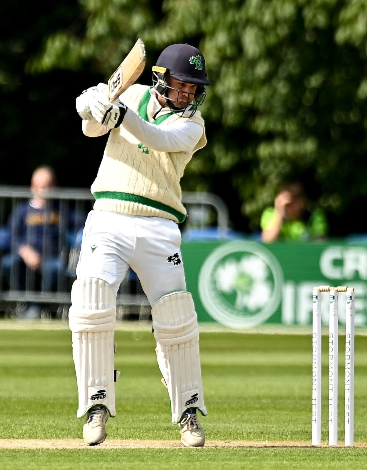 Andy McBrine was up to the tough task, Ireland vs Zimbabwe, Only Test, Belfast, 4th day, July 28, 2024