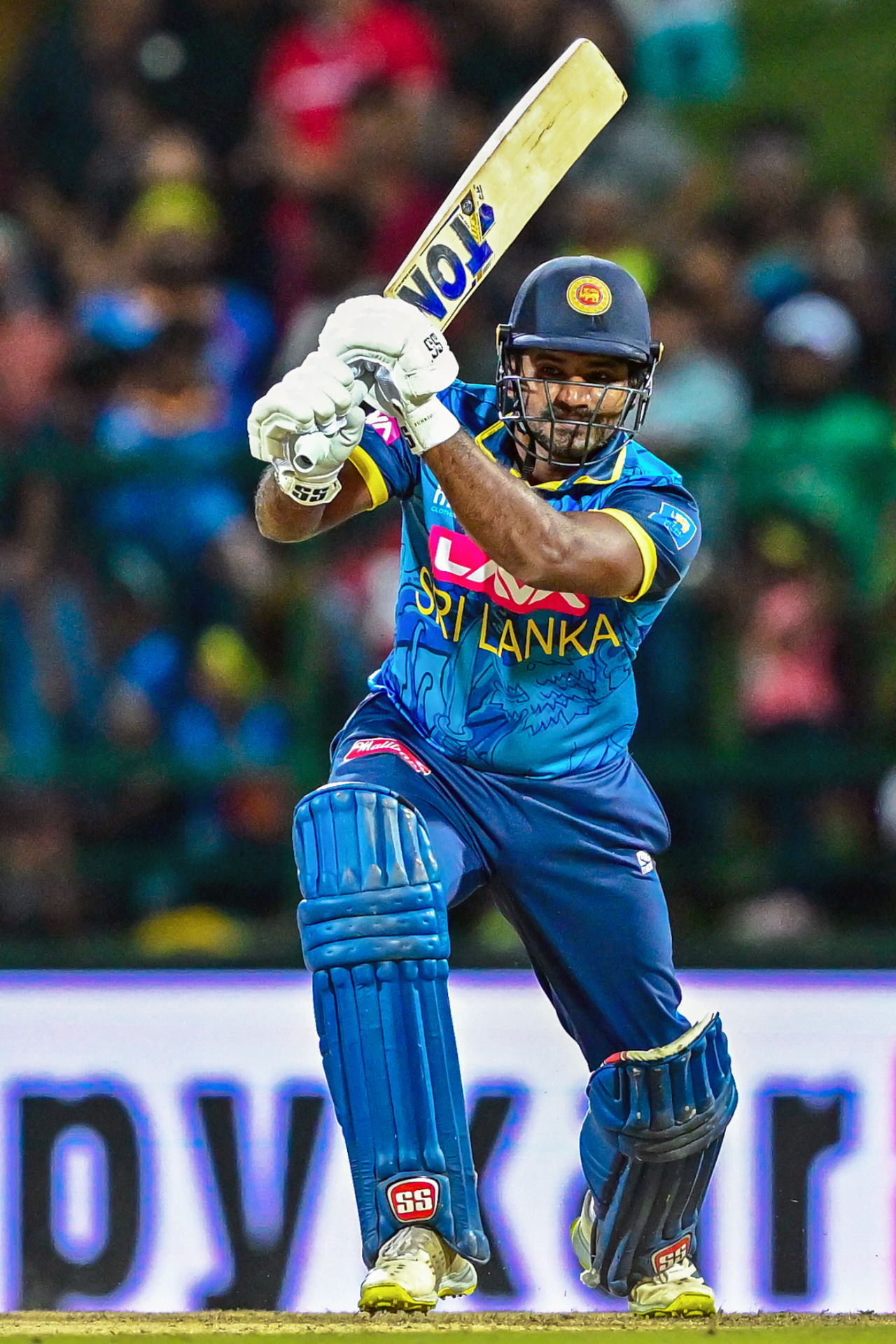 Kusal Perera kept the scoreboard ticking over quickly through the middle overs, Sri Lanka vs India, 2nd T20I, Pallekele, July 28, 2024