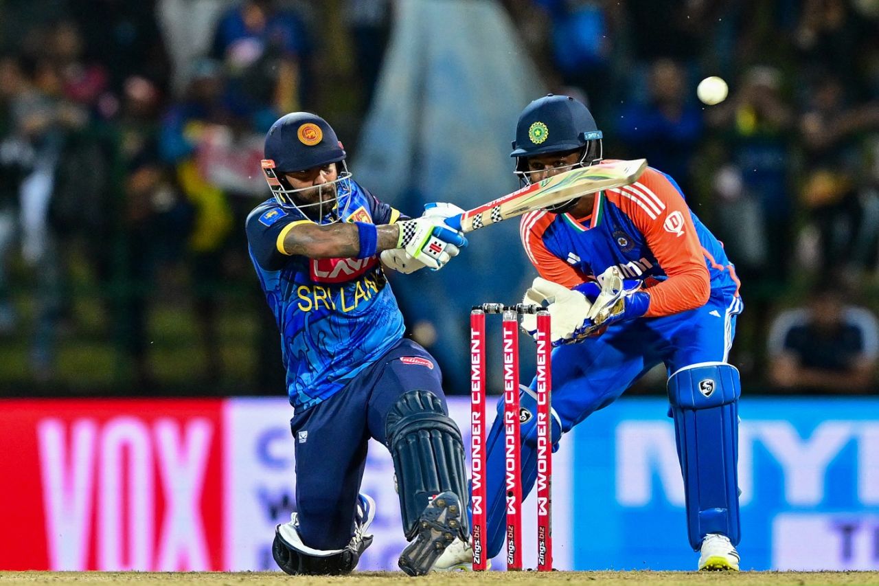 Kusal Mendis made 43 off 41, Sri Lanka vs India, 3rd T20I, Pallekele, July 30, 2024