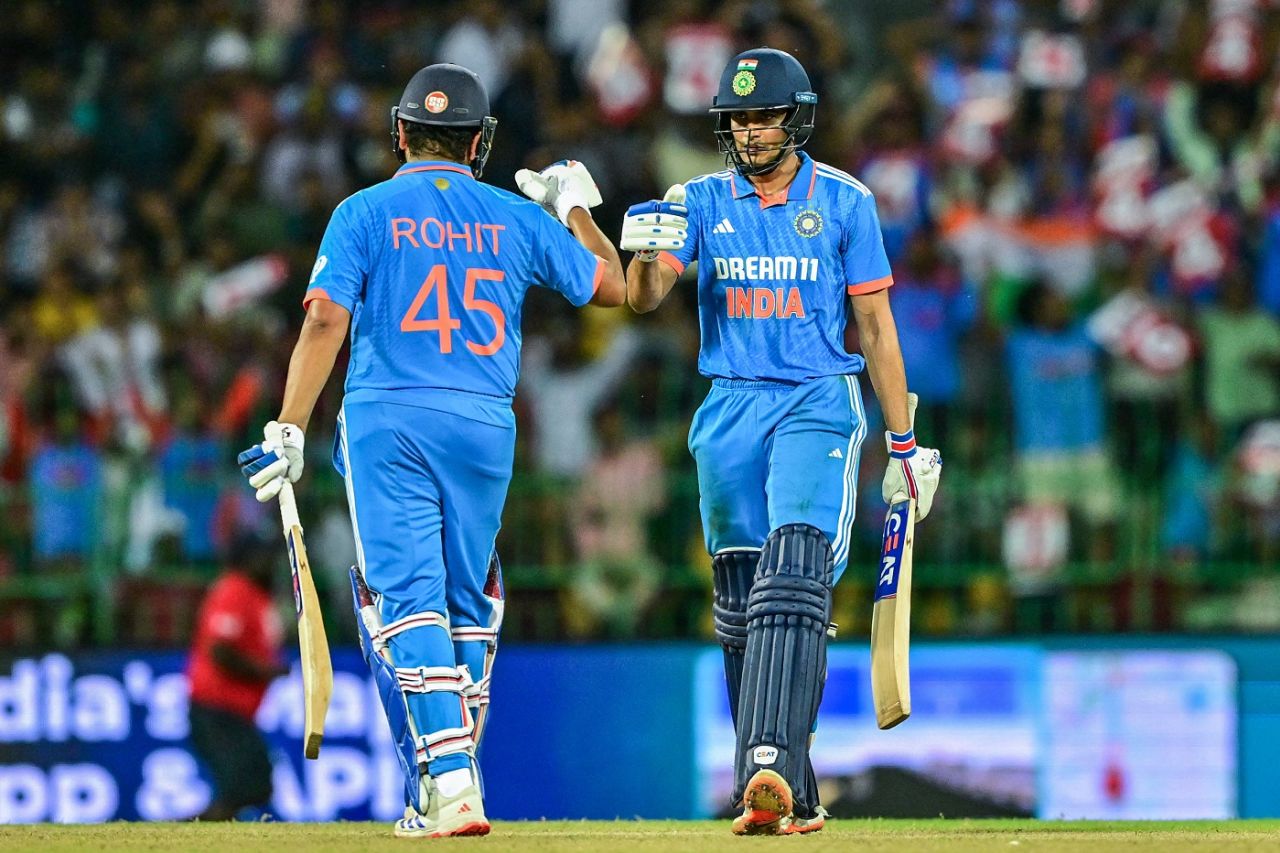 Rohit Sharma and Shubman Gill got India off to a flier, Sri Lanka vs India, 1st ODI, Colombo, August 2, 2024