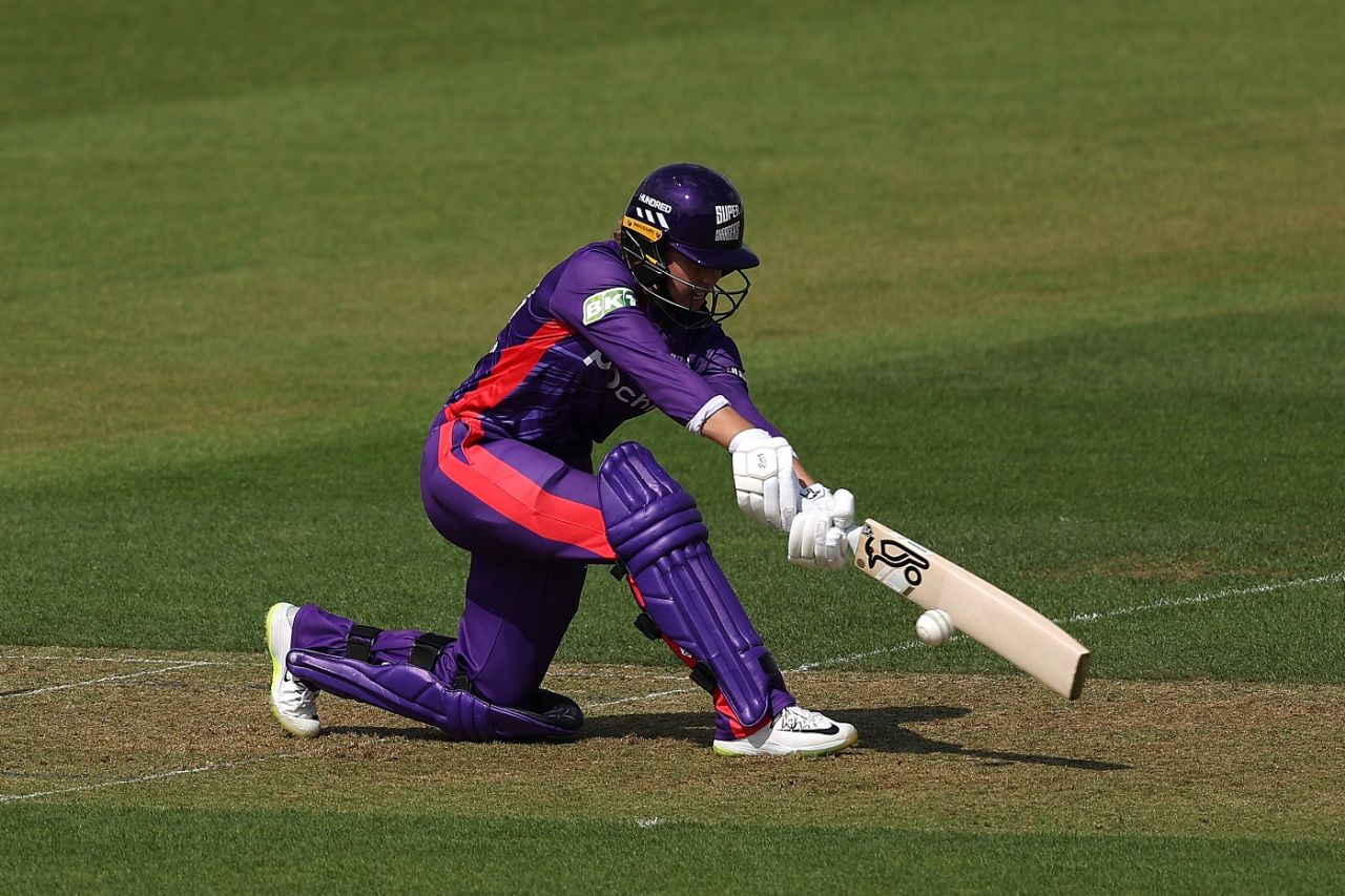 Phoebe Litchfield played an attacking hand, Oval Invincibles vs Northern Superchargers, Women's Hundred, The Oval, August 2, 2024