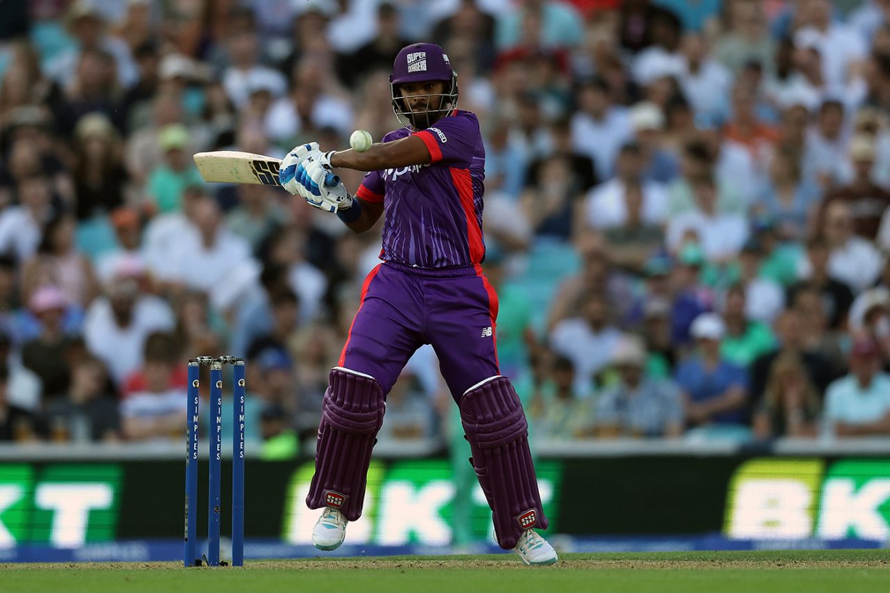 Nicholas Pooran's unbeaten 65 off 41 gave Superchargers something to bowl at, Oval Invincibles vs Northern Superchargers, Men's Hundred, The Oval, August 2, 2024