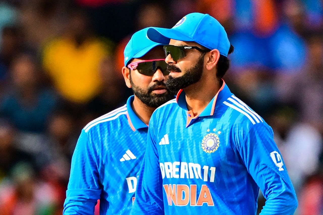 Rohit Sharma and Virat Kohli in the middle, Sri Lanka vs India, 2nd ODI, Colombo, August 4, 2024