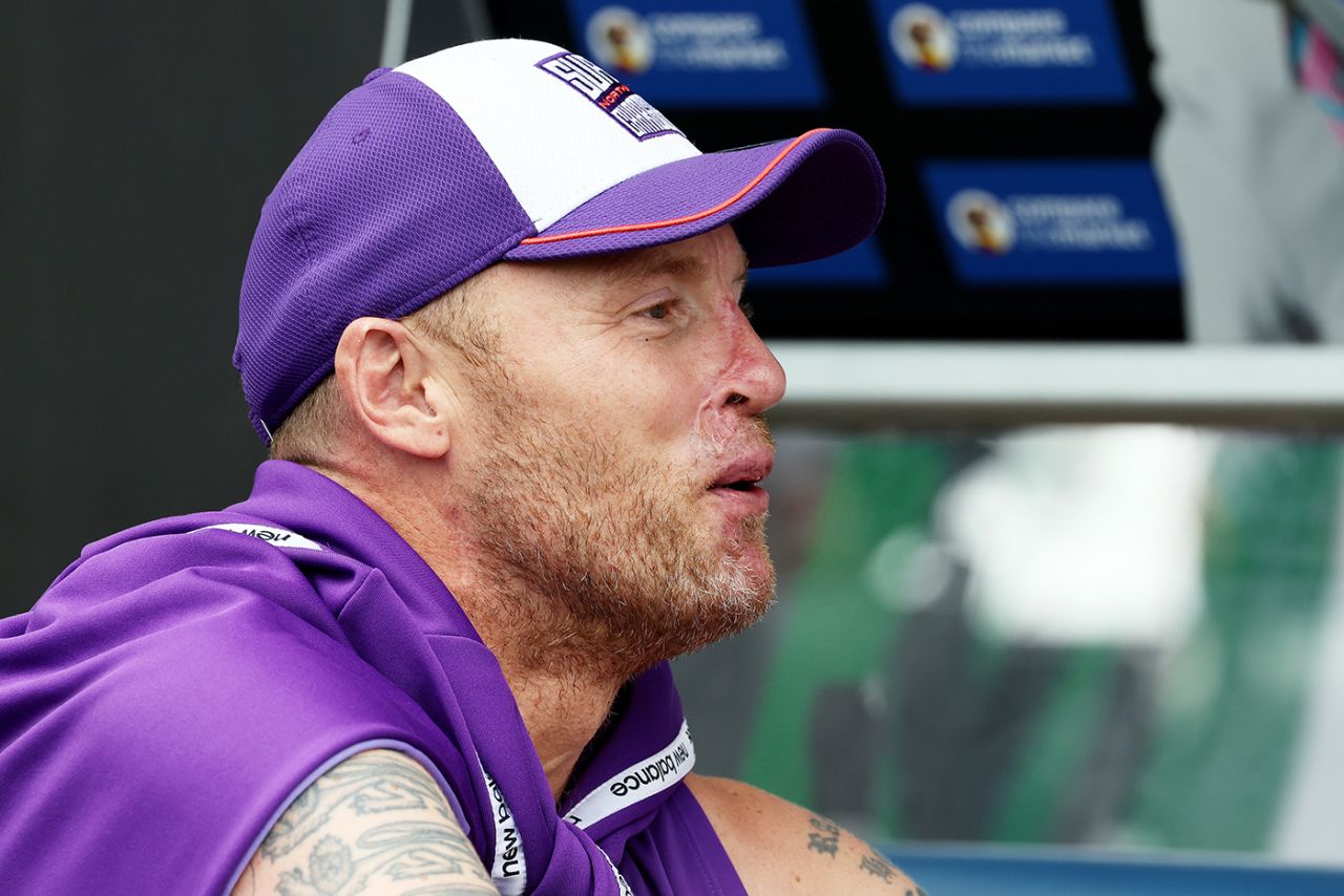 Andrew Flintoff is coaching Northern Superchargers in the Hundred, Northern Superchargers vs Manchester Originals, The Hundred (Men's), Headingley, August 4, 2024