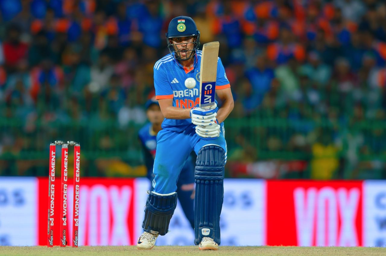 Shubman Gill helped give India a solid start, Sri Lanka vs India, 2nd ODI, Colombo, August 4, 2024