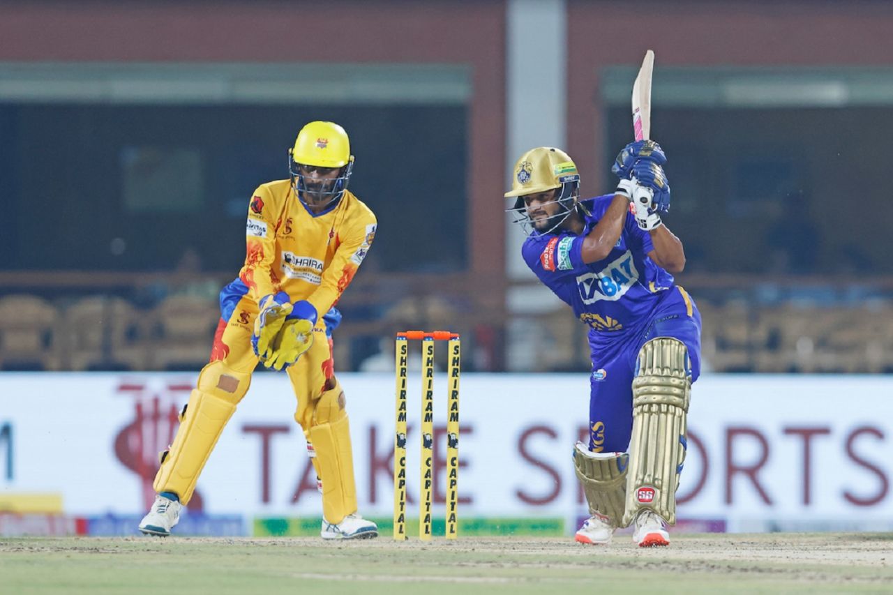 Ram Arvindh top-scored for Lyca Kovai Kings with 27 off 26 balls, Lyca Kovai Kings vs Dindigul Dragons, TNPL 2024 final, Chennai, August 4, 2024