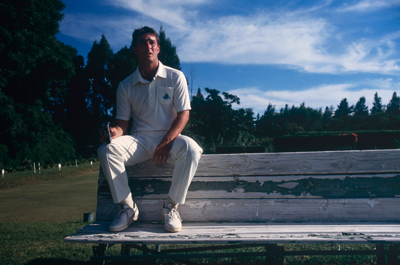 Graham Thorpe in Zimbabwe with the England A side, February 1, 1990
