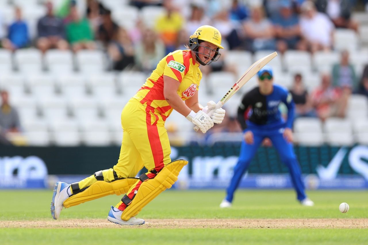 Grace Scrivens scored 55 off 43 balls for Trent Rockets, Trent Rockets vs London Spirit, Women's Hundred, Nottingham, August 7, 2024