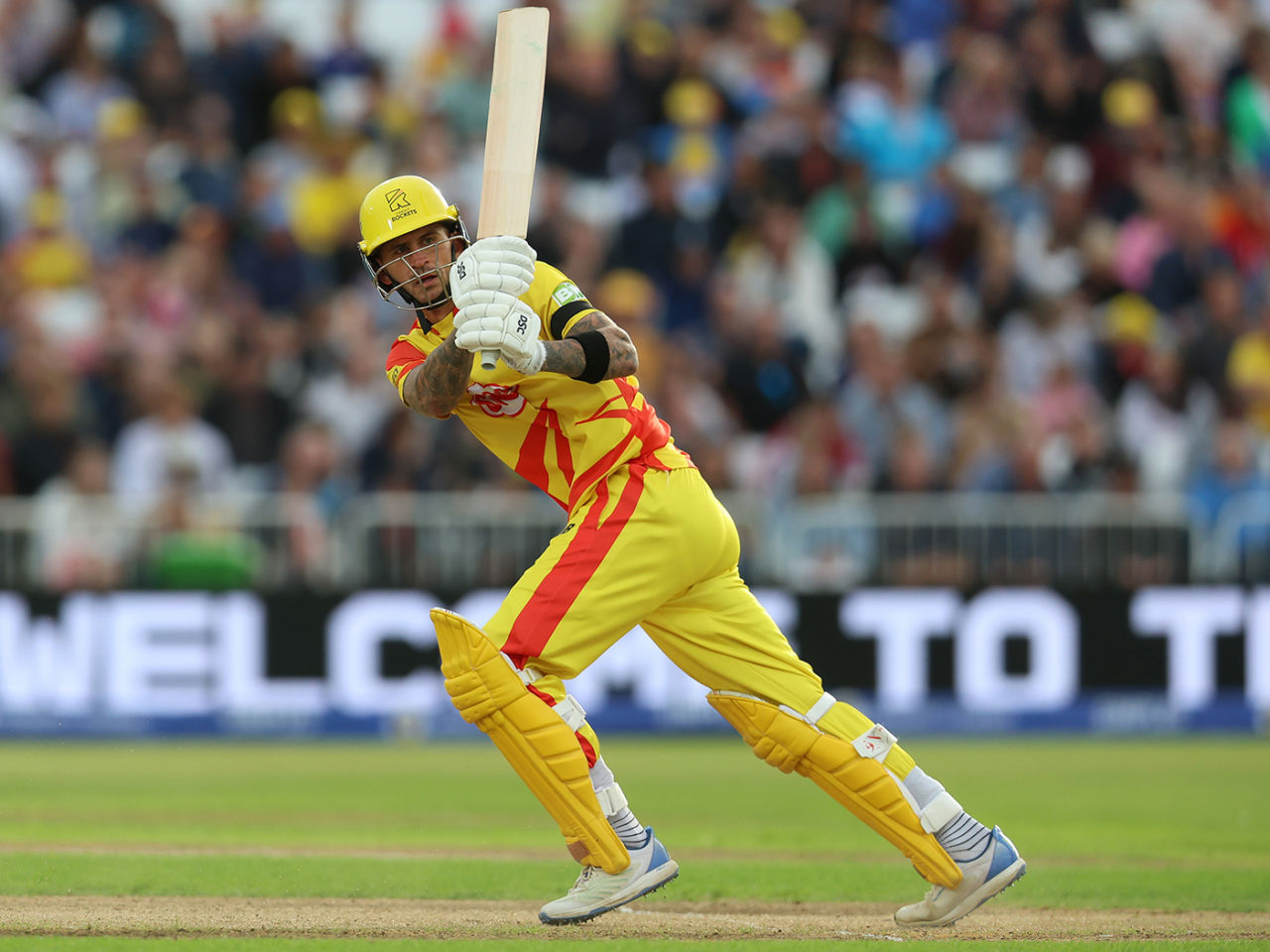 Alex Hales on his way to fifty, Trent Rockets vs London Spirit,  The Hundred (Men's), Trent Bridge, August 7, 2024