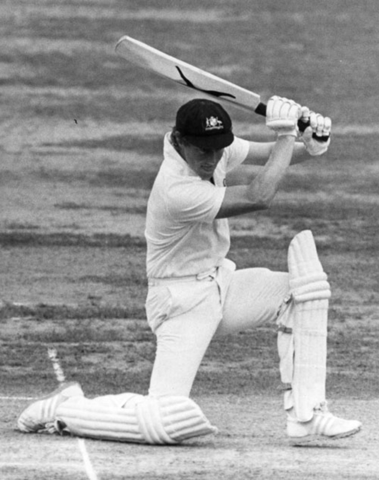 Kim Hughes on the attack during the Centenary Test, England v Australia, Lord's, August 29, 1980