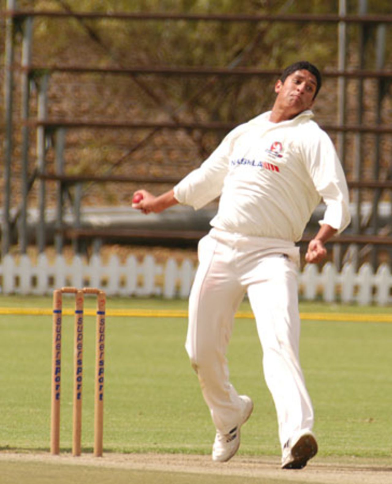 Nashua WP debutant Rory Kleinveldt in action against Border at Bellville
