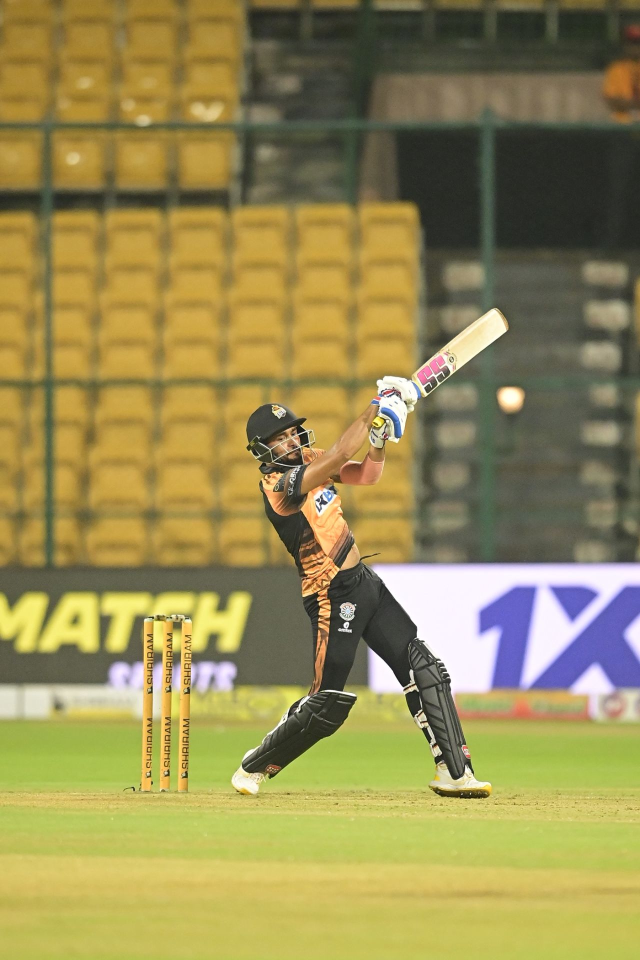 Manish Pandey struck a timely 24 off 14 balls to take Hubli Tigers to a win, Mangalore Dragons vs Hubli Tigers, Maharaja T20 Trophy, Bengaluru, August 16, 2024