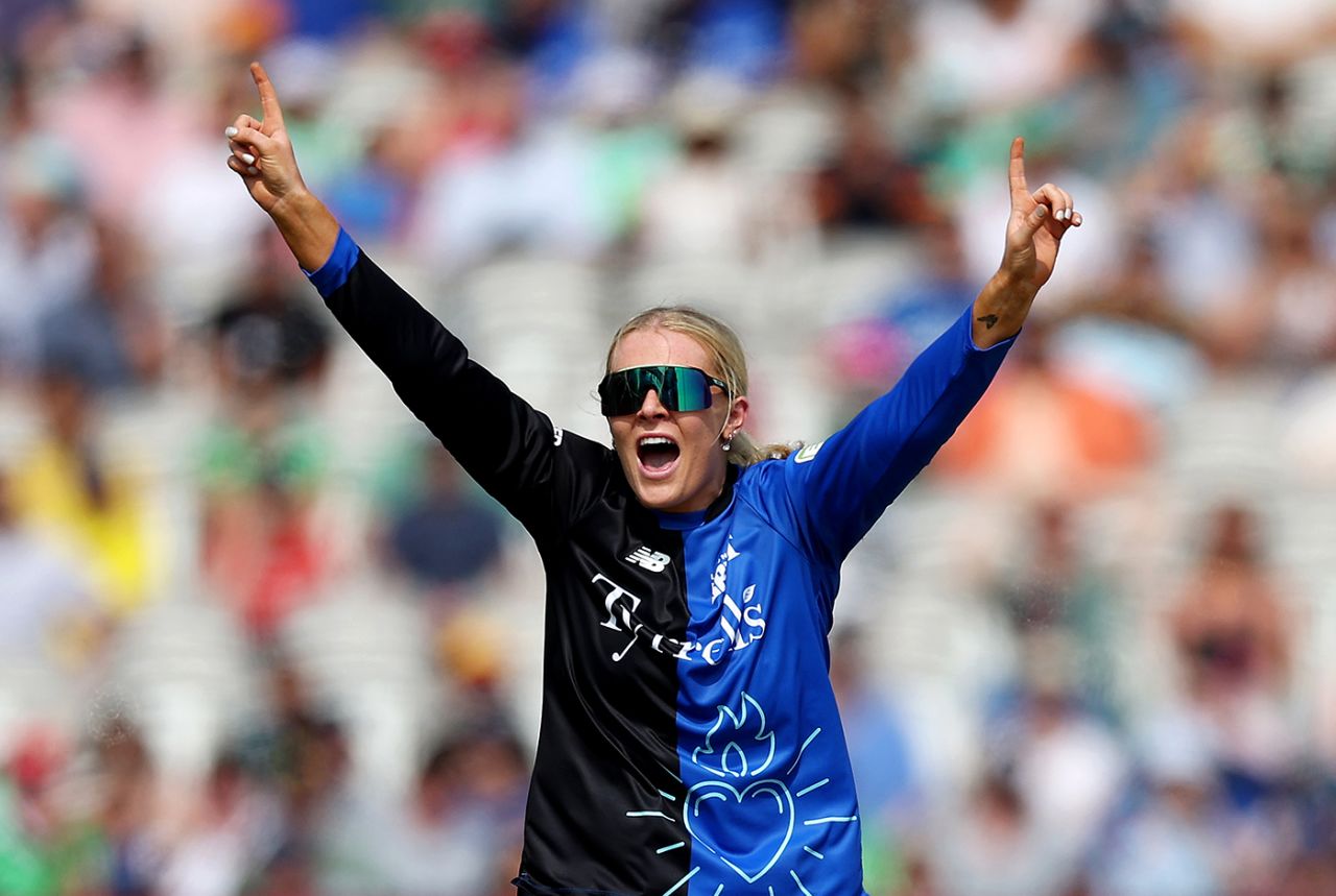 Sarah Glenn took two wickets in three balls, Welsh Fire vs London Spirit, Women's Hundred final, Lord's, August 18, 2024