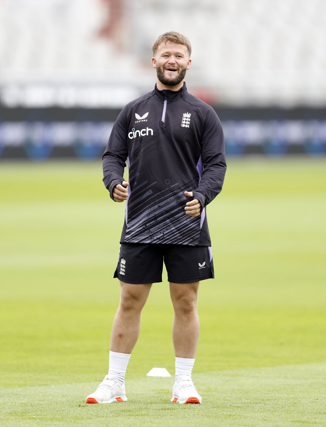 Ben Duckett shares a light moment, Manchester, August 19, 2024