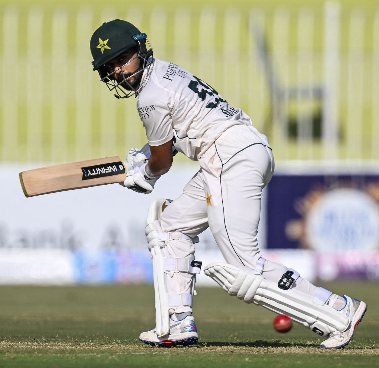 Saud Shakeel provided solid support to Saim Ayub, Pakistan vs Bangladesh, 1st Test, Rawalpindi, 1st day, August 21, 2024