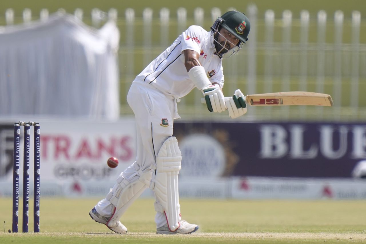Shadman Islam had his moments but made sure to dig in, Pakistan vs Bangladesh, 1st Test, day 3, Rawalpindi, August 22, 2024