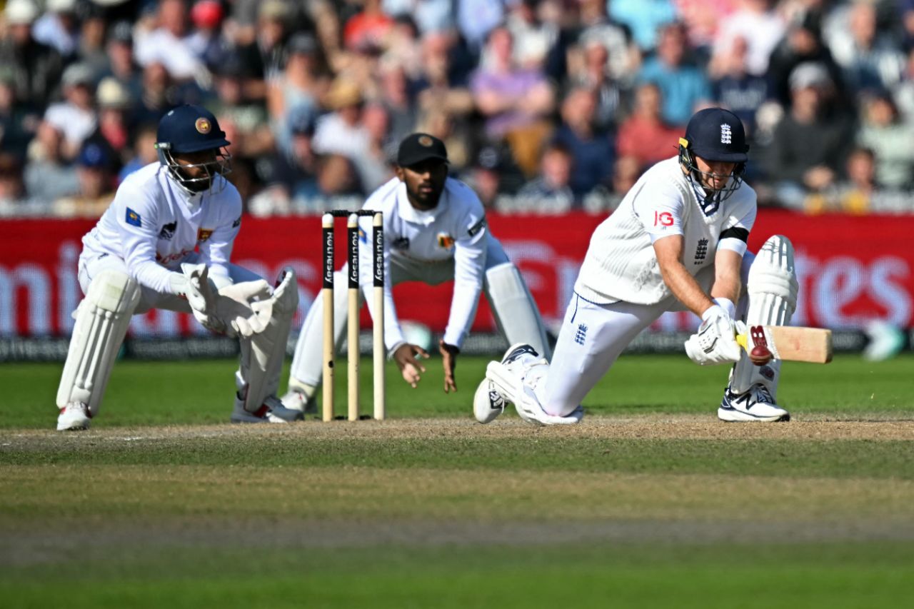 Joe Root bedded in to bring England's target closer, England vs Sri Lanka, 1st Test, Emirates Old Trafford, 4th day, August 24, 2024